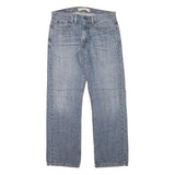 LEVI'S 505 Mens Jeans Blue Regular Straight Denim Medium W33 L30 Classic Zip