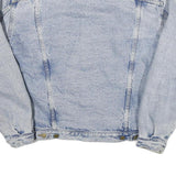 LEE Mens Blue Denim Jacket M Cotton Blend Button Closure Classic Fit Casual