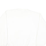 Mens White Sweatshirt Ocean City OCBP New Jersey Crew Neck L Cotton Blend Casual