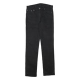 LEVI'S Mens Slim Black Denim Jeans W30 L32 Zip Cotton Blend Stylish Fit