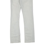 CARHARTT Womens Regular Fit Grey Denim Jeans Cotton Blend Zip W30 L32 Light Wash