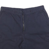 DICKIES Mens Navy Blue Casual Cargo Shorts XL W38 Cotton Blend Workwear