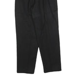WILLOW RIDGE Womens Wool Black Regular Fit Straight Leg Trousers W25 L28