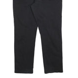 TOMMY HILFIGER Mens Cotton Blend Black Regular Straight Trousers W36 L32 Classic