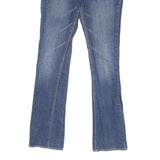 LEVI'S Womens Regular Blue Denim Straight Jeans W30 L29 Zip Cotton Blend