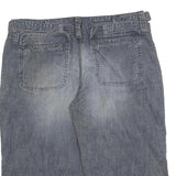 ESPRIT Womens Shorts Blue Casual M W34 Cotton Blend Comfort Fit Stylish