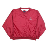 SPORT TEK Mens Red V-Neck 2XL Vintage 2007 Kennwell Open Sweatshirt Pullover