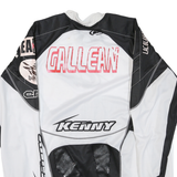 Mens Black & White Racing Graphic Long Sleeve Crew Neck T-Shirt Size L