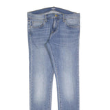 CARHARTT Mens Slim Light Blue Denim Slim Jeans W34 L34 Zip Casual Wear