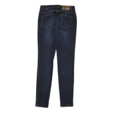 MARCIANO Womens Slim Dark Blue Denim Jeans Cotton Blend Zip W25 L29 Skinny Fit