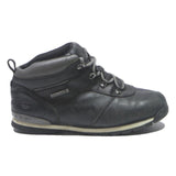 TIMBERLAND Leather Womens Ankle Boots Black UK 5.5 Casual Outdoor Lace-Up