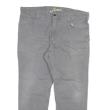 CARHARTT Mens Relaxed Fit Jeans Blue Relaxed Cotton Blend W40 L30 Workwear Zip