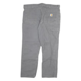 CARHARTT Mens Relaxed Fit Jeans Blue Relaxed Cotton Blend W40 L30 Workwear Zip