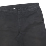 DICKIES Mens Shorts Black Casual L W36 Workwear Cotton Blend Classic Fit