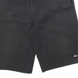 DICKIES Mens Shorts Black Casual L W36 Workwear Cotton Blend Classic Fit