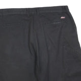 DICKIES Mens Shorts Black Casual L W36 Workwear Cotton Blend Classic Fit