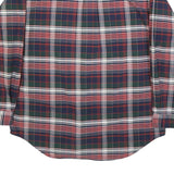 RALPH LAUREN Mens Blue Green Red Checked Shirt L Classic Button-Down Cotton