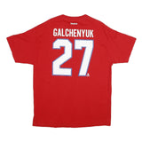 REEBOK Mens Red Montreal Canadiens NHL Graphic T-Shirt XL Short Sleeve Crew Neck
