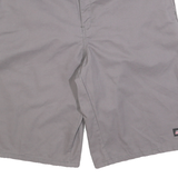 DICKIES Mens Shorts Grey Casual Plain XL W38 Durable Workwear