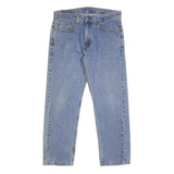 LEVI'S 505 Mens Jeans Blue Regular Straight Denim Medium W32 L29 Classic Fit Zip