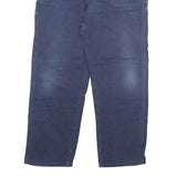 CARHARTT Mens Cotton Blend Blue Relaxed Straight Trousers W40 L34 Workwear