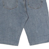 WRANGLER Mens Denim Blue Relaxed Fit Shorts L W36 Casual Summer Style