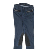 KAREN MILLEN Womens Slim Blue Denim Skinny Jeans W26 L29 Zippered Pockets