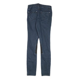 KAREN MILLEN Womens Slim Blue Denim Skinny Jeans W26 L29 Zippered Pockets