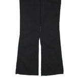 DICKIES Womens Cotton Blend Black Regular Fit Bootcut Trousers W33 L32