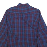 TOMMY HILFIGER Mens Blue & Red Check Shirt S Classic Fit Button Down