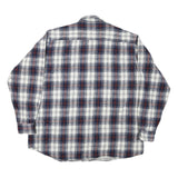 FIELD & STREAM Mens Blue & Red Plaid Shirt L Button Pocket Flannel Casual