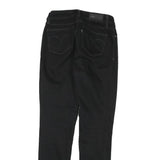 LEVI'S Womens Black Slim Skinny Denim Jeans Zip W24 L29 Classic Fit Stylish