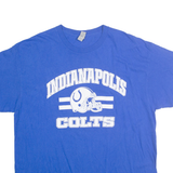 GILDEN Mens Blue Indianapolis Colts T-Shirt XL Short Sleeve Crew Neck Football