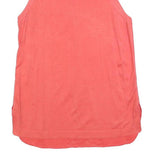 PAUL SMITH Womens Coral Pink Sleeveless Top Round Neck Silk Blend M Elegant