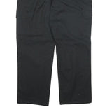 DICKIES Mens Regular Black Cotton Blend Cargo Trousers W34 L28 Workwear Casual