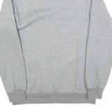 PUMA Mens Grey S Cotton Blend Crew Neck Sweatshirt Logo Casual Pullover