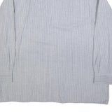JUPITER Mens Grey Pinstripe Shirt XL Cotton Blend Classic Button Shirt