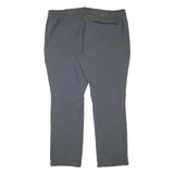 SCHOFFEL Womens Polyester Blend Grey Regular Fit Trousers W40 L30 Outdoor Zip