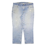 CARHARTT Mens Jeans Blue Relaxed Straight Denim Light W38 L30 Casual Workwear
