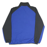NIKE Mens Blue & Black Jacket XL Polyester Zip Sports Logo Casual Athletic Wear