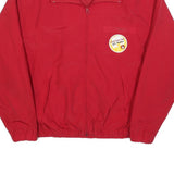 CHAPS RALPH LAUREN Mens Red Nylon Casual Jacket L Zip Plain Good Sam Club