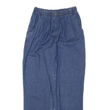 BONWORTH Womens Jeans Blue Relaxed Straight Denim W24 L29 Elastic Waist