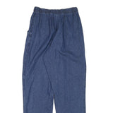 BONWORTH Womens Jeans Blue Relaxed Straight Denim W24 L29 Elastic Waist