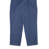 BONWORTH Womens Jeans Blue Relaxed Straight Denim W24 L29 Elastic Waist