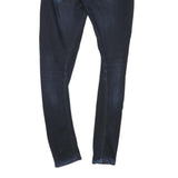 GUESS Womens Jeans Blue Slim Skinny Denim Dark W28 L27 Stretch Zip Pocket