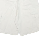 CHAPS Mens Shorts White Cargo XL W34 Cotton Blend Casual Pocketed