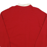 SUN BELT Mens Red & White Angel Applique Crew Neck XL Sweatshirt Cotton Blend
