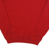 SUN BELT Mens Red & White Angel Applique Crew Neck XL Sweatshirt Cotton Blend