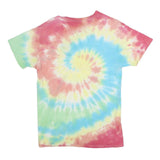 M&MS Mens Multi Tie Dye Graphic T-Shirt M Short Sleeve Crew Neck Colourful Print
