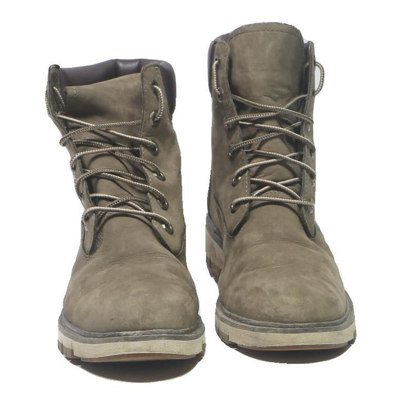 TIMBERLAND Mens Ankle Boots Brown Leather UK 7.5 Durable Outdoor Casual Footwear